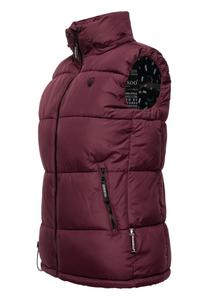 Стеганый жилет ледяные хлопья MARIKOO, цвет Wine