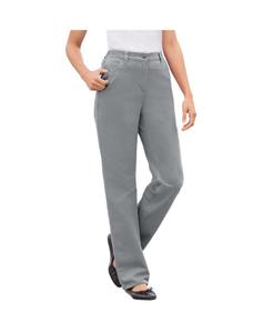 Женские джинсы Within Tall Perfect из хлопка с эластичной задней частью Woman Within, Gunmetal