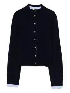 Кардиган на пуговицах с воротником Maje, синий