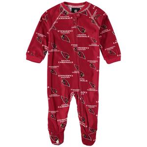 Комбинезон Infant Cardinal Arizona Cardinals с окантовкой реглан и молнией во всю длину Outerstuff