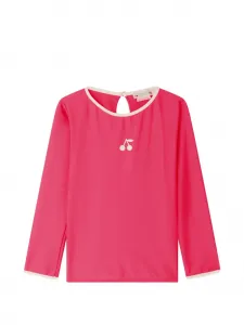 Футболка с защитой от ультрафиолета Bonpoint, розовый
