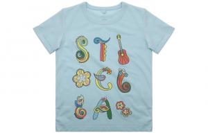 Детская футболка Stella McCartney, светло-голубой