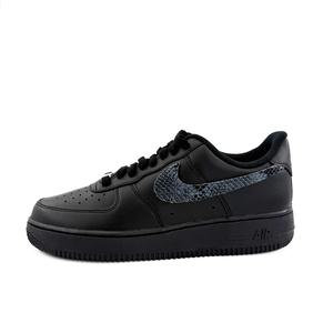 Nike Кроссовки Air Force 1 Snake Scale Phantom с антискользящим покрытием, износостойкие, низкие, для скейтбординга, унисекс, черные