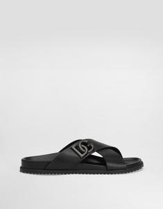 Сандалия из телячьей кожи Dolce & Gabbana, черный