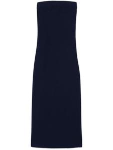 Платье без бретелей Norma Kamali, синий