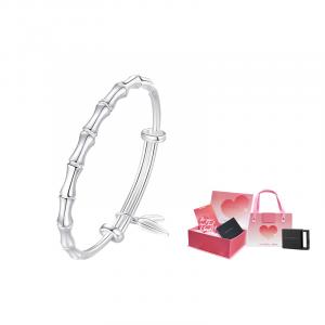 Нишевые дизайнерские браслеты для женщин VIVIWELL, Step By Step Bamboo Leaf Glossy Bracelet + Heartbeat Supremacy Gift Box