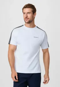 Футболка с принтом в виде ленты Hackett London, Optic White