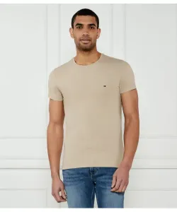 Футболка Slim fit Tommy Hilfiger, бежевый
