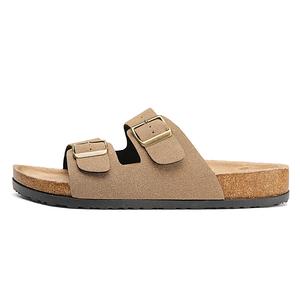 Shiozawa Мужские стеганые устойчивые к истиранию слайдеры Beige, цвет Beige