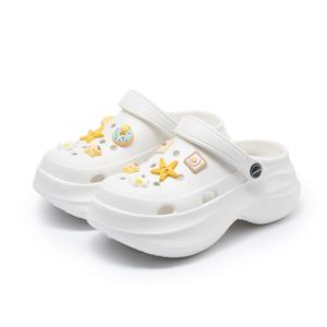 JOSINY Классические перфорированные клоги для женщин белые, цвет White