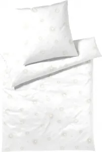 Элегантный комплект постельного белья из сатина Мако Звездная пыль, цвет белый, размер 155х200+40х80 Elegante
