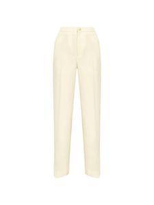 Moncler брюки с заглаженными складками, нейтральный цвет
