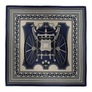 HERMES Женский кашемировый платок морской синий, Sea Blue