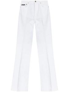 Dolce & Gabbana расклешенные джинсовые брюки, белый