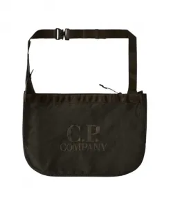 Простая бумажная сумка через плечо C.P. Company, серый
