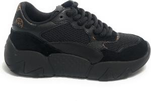 GUESS Женские кроссовки Oxford Flat, Black Brown