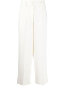 Alberto Biani широкие брюки строгого кроя, белый