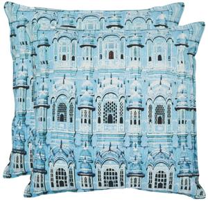 Подушка декоративная Safavieh Verona, 20x20 см, бирюзовый