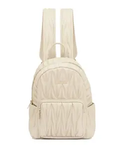 Мягкий кожаный рюкзак Kazar, бежевый