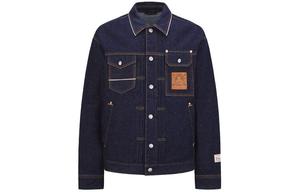 Джинсовая куртка мужская темно-синяя Evisu, темно-синий