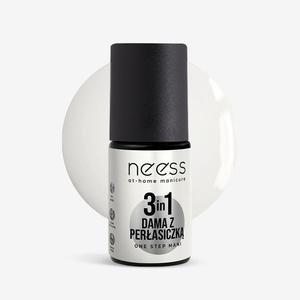 Гибридный лак для ногтей NEESS One Step 3in1 Lady с жемчугом 4 мл