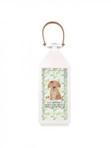 Mr. & Mrs. Panda Женщина с фонариком и собакой, с надписью, прозрачный материал