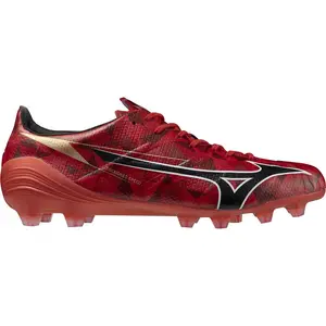 Футбольные бутсы Mizuno Alpha II Japan FG, красный
