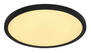 Потолочный светодиодный светильник для ванной комнаты, с регулировкой яркости, степень защиты IP44 Globo, опал/черный/белый