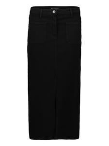 Юбка из денима с накладными карманами из черного денима Betty Barclay