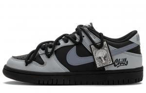 Nike Dunk High Tone 7.0 Low top Skateboard Shoes Unisex Black Gray