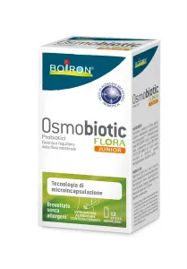 Boiron Osmobiotic Flora Junior Пробиотическая добавка 12 пакетиков-стиков со вкусом малины