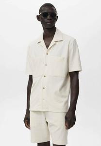 Рубашка GESTREEPT Mango, кремовый