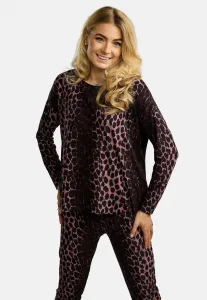 Футболка с длинными рукавами almalstop Liberté Essentiel, Bordeaux Lux Leo