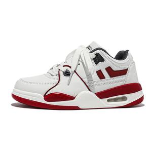 JIAFEIMAOJIAZU Износостойкие легкие дышащие увеличивающие рост кеды унисекс белый бордовый, цвет White Burgundy