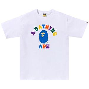 Футболка BAPE Colors College Tee, White