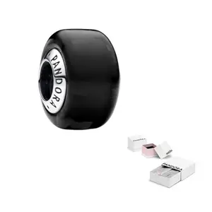 Pandora Стеклянные шармы / подвески Women's Black