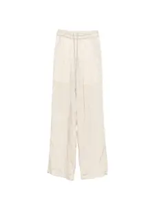 Широкие брюки на завязке Rick Owens, бежевый