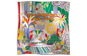 HERMES Шёлковый шарф Multicolor, Multicolor