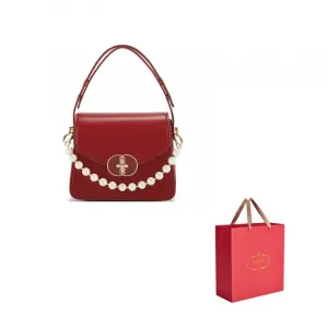 PAYOT Синтетическая кожаная сумка через плечо, Ancora Red