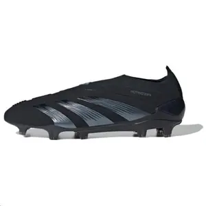 Predator 24 Elite Laceless FG Core Black Carbon Adidas
