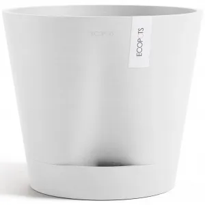 Цветочный горшок ECOPOTS «Венеция 2 40 Белый», для внутреннего использования