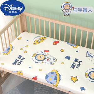 Disney Простыня на резинке для новорожденных 110x60x5 см, хлопок, цвет White Cosmonaut