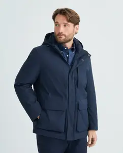 Короткая парка Comfortech для мужчин Dustin, темно-синий