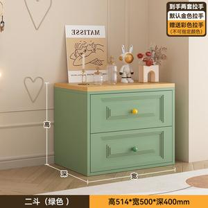 Mikemijia Комод для спальни из стали, 5 ящиков, 50 см ширина, напольный, с цветными ручками