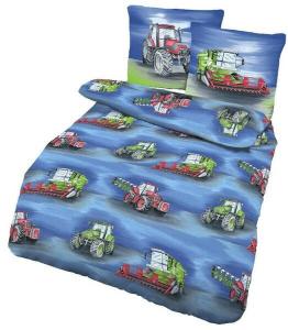 Трактор постельного белья renforce Linkhoff, синий