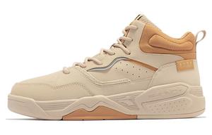 Кеды мужские, обувь для скейтбординга высокая коричневый/бежевая 361°