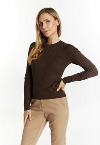 Джемпер usha Jumper, Dunkelbraun/Dark Brown