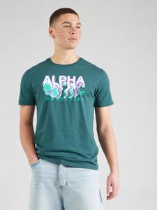 Рубашка ALPHA INDUSTRIES, изумрудный