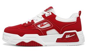 WARRIOR Пухлые кроссовки низкие скейтбордские унисекс белый красный, цвет White Red