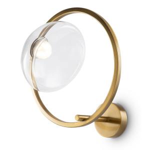 Светодиодный настенный светильник Maytoni Decorative Lighting Lunare, прозрачное стекло / металл - 1 пламя